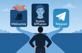 MidJourney, Stable Diffusion или Telegram-боты: что выбрать для генерации картинок?